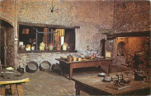 England Postcard Gainsborough Medieval Kitchen the Old Hall