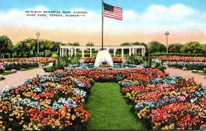 Kansas Topeka Gage Park Reinisch Memorial Rose Garden