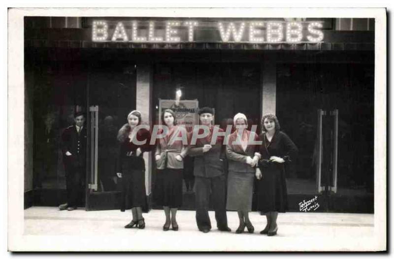 Old Postcard Ballet Webbs