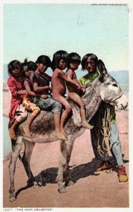 USA The Hopi Unlimited Native Americana Indians Vintage Postcard C381