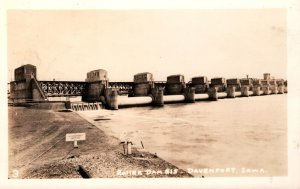 RPPC  Roller Dam  Davenport  Iowa   Real Photo Postcard