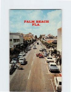 Postcard Worth Ave., Palm Beach, Florida