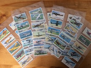 GB 1930s Plane | Aircraft | Player Cigarettes Cards. Complete Series of 50