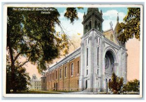 c1920's The Cathedral St. Boniface Manitoba Canada Antique Unposted Postcard 