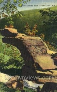 Sphinx Rock in Catskill Mountains, New York