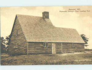 Unused 1920's TRADING POST Plymouth Massachusetts MA H5779