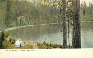 1909 On the shores Loom Lake Washington Inland Printing Postcard 21-1885