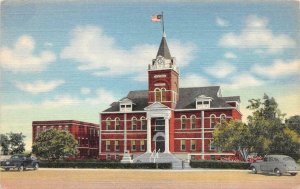 DEMING, NM New Mexico  LUNA COUNTY COURT HOUSE Courthouse c1940's Linen Postcard