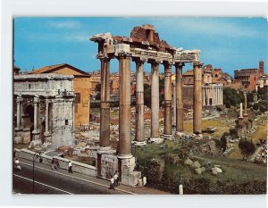 Postcard Roman Forum Rome Italy