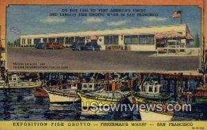 Exposition Fish Grotto - San Francisco, California CA Postcard