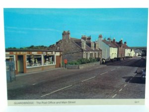 Main Street Guardbridge Fife Vintage Postcard Post Office Stores M H Bone 1970s