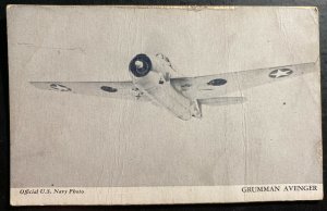 Mint Usa Navy Photo Postcard RPPC Grumman Avenger