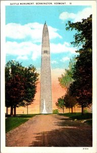 Vintage Vermont Postcard - Bennington Battle Monument