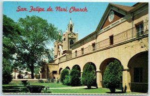 M-31515 San Felipe De Neri Church Old Town Plaza Albuquerque New Mexico