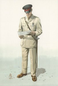 Military Postcard - Captain, 1st Battalion The Royal Regiment of Wales RR8633