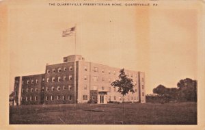 QUARRYVILLE PENNSYLVANIA PA~PRESBYTERIAN HOME-VINTAGE 1953 SEPIA PHOTO POSTCARD