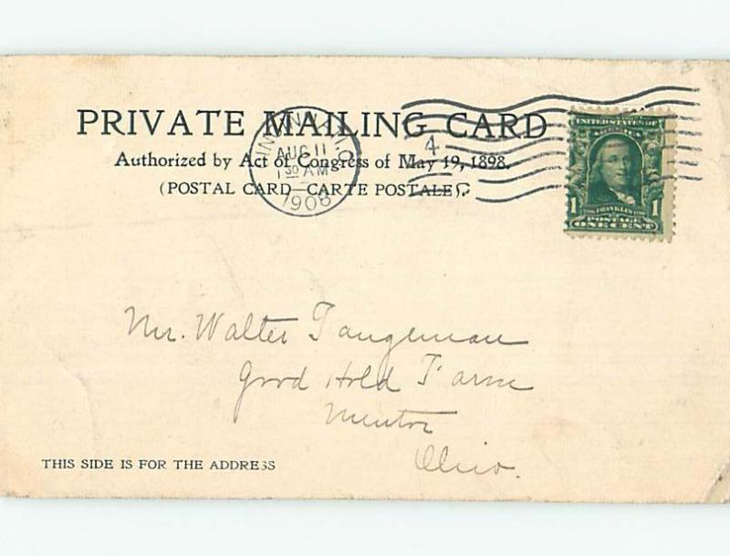 Pre-1907 MUSEUM Cincinnati Ohio OH A3738