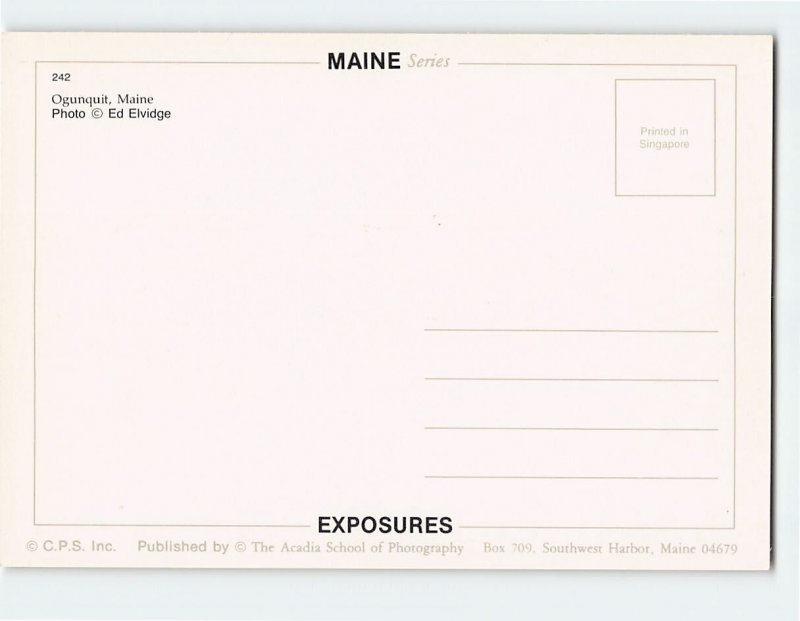 Postcard Ogunquit, Maine