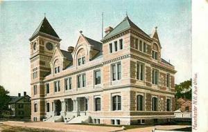 NH, Manchester, New Hampshire, Post Office, Hugh C. Leighton 389