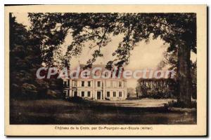 Postcard Old Chateau Cross by St Pourcain sur Allier Sloule