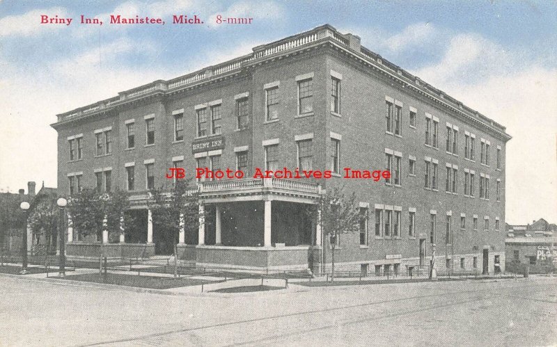 MI, Manistee, Michigan, Briny Inn, Exterior View, CR Childs No 8-mmr