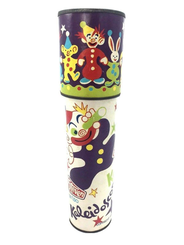 Vintage Steven Kaleidoscope, 1980 Circus Theme Ages 5 and Up Clown Dog