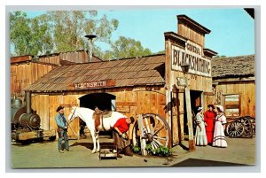 Vintage 1940's Postcard Knott's Berry Farm Ghost Town Buena Park California