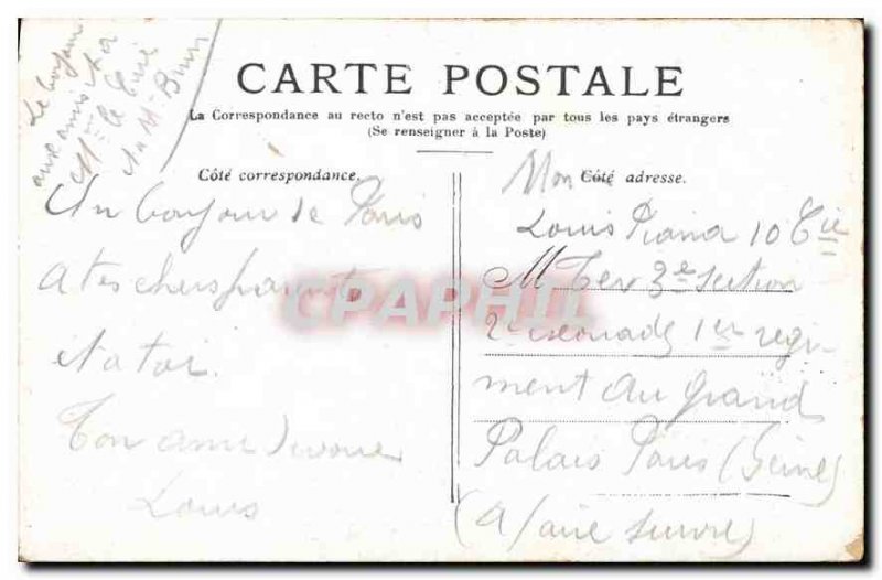 Postcard Old Paris Invalides