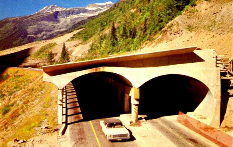 Canada - BC, Rogers Pass. Snow Sheds