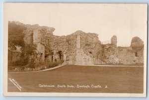 Denbigh Wales Postcard Gatehouse South Side Denbig Castle c1930's RPPC Photo