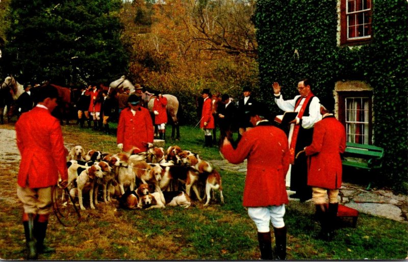 Kentucky Lexington Grimes Mill Iroquois Hunt Club Blessing Of The Hounds 1962