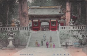 Nico Gate at Nikko Japan Antique Rare Postcard