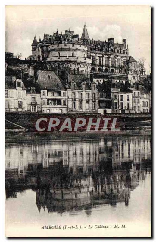Postcard Old Amboise L and L Le Chateau