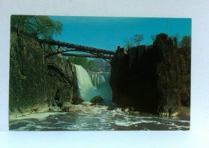 Paterson New Jersey NJ Passaic Falls Postcard 