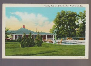 Madisonville KENTUCKY 1952 COUNTRY CLUB Golf Course SWIMMING POOL KY