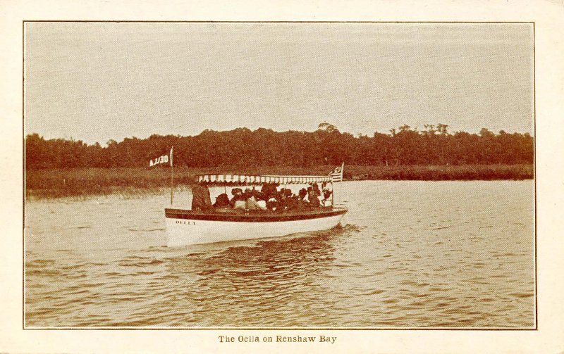 NY - Renshaw Bay. The Oella Excursion Boat