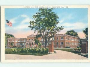 Linen BUILDING SCENE Rockford Illinois IL H6317