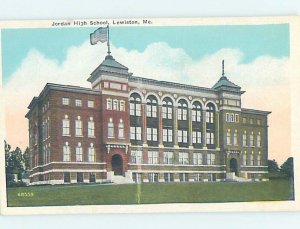 Pre-Chrome HIGH SCHOOL SCENE Lewiston Maine ME AG6524