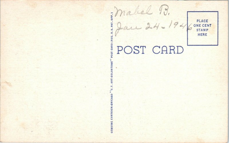 1938 Entrance to Stateville Illinois State Penitentiary Joliet Illinois Postcard