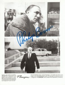 Philip Bosco in Flanagan Movie Giant 10x8 Hand Signed Cinema Lobby Card Photo