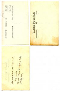 3 RPPC's - Men