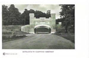 US Unused Penny post card - Oakwood Cemetery, Syracuse, New York. Built in 1859