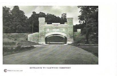 US Unused Penny post card - Oakwood Cemetery, Syracuse, New York. Built in 1859