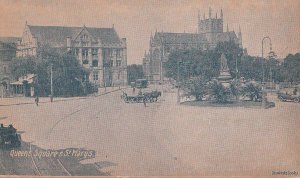 Postcard Queens Square & St Mary's Sydney Australia