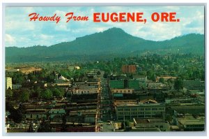 Portland Oregon OR Postcard Howdy As Seen From Skinner Butte c1960's Vintage
