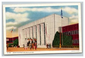 Vintage 1933 Postcard The Administration Building at the Chicago World's Fair