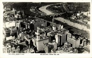 australia, MELBOURNE, Vic., Aerial View (1950s) The Rose Series RPPC