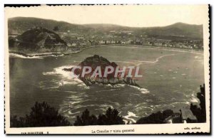 Postcard Modern San Sebastian La Concha Vista General