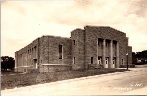 RPPC Auditorium in Falls City NE Vintage Postcard V70