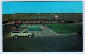 ROCK SPRINGS, WY ~ WESTWINDS MOTEL  c1960s Sweetwater County Roadside Postcard